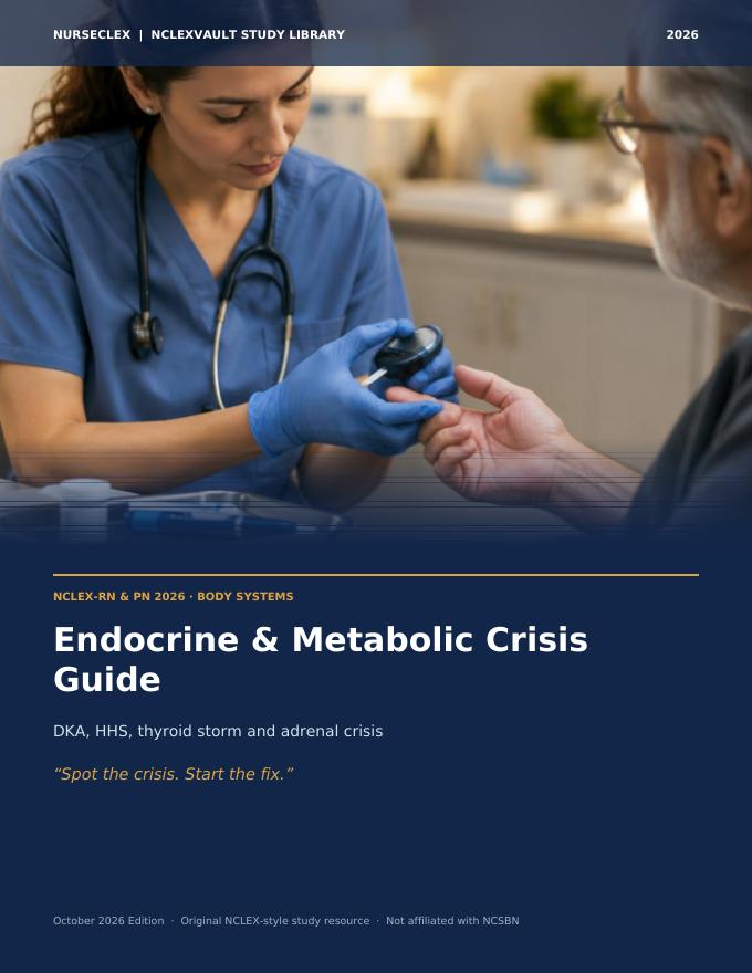 Endocrine System & Metabolic Crisis Workbook cover
