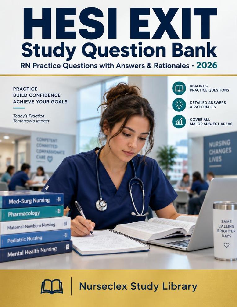 HESI Exit Study Question Bank (RN) - Cover