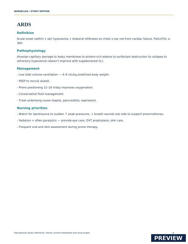 Respiratory System & Arterial Blood Gas (ABG) Mastery - Page 9